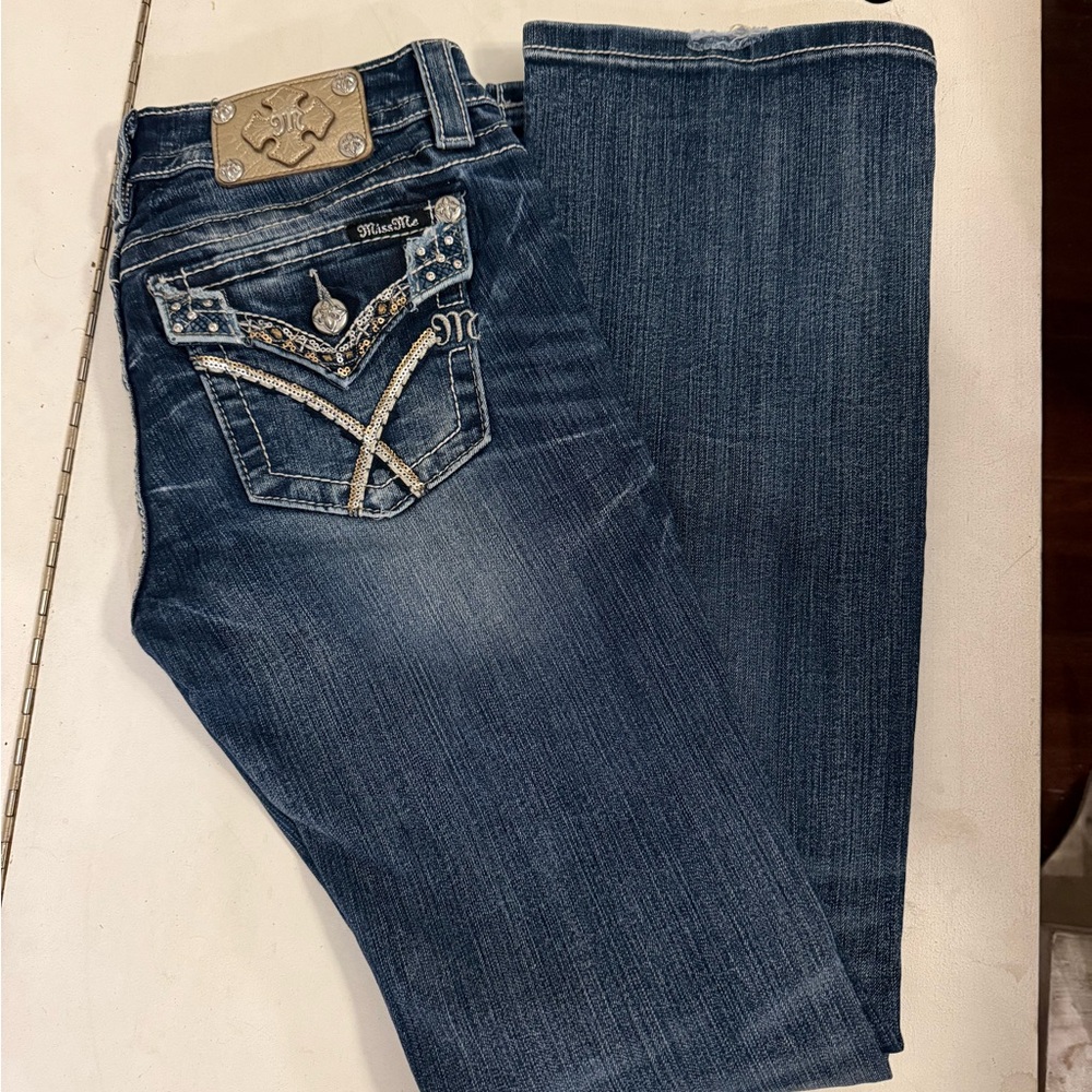 Signature Women's Dark Blue Boot Cut Jeans